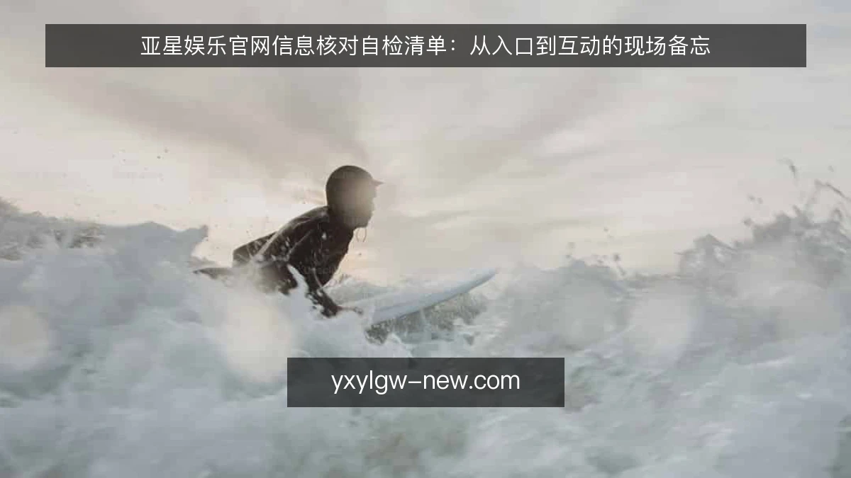 亚星娱乐官网信息核对自检清单:从入口到互动的现场备忘